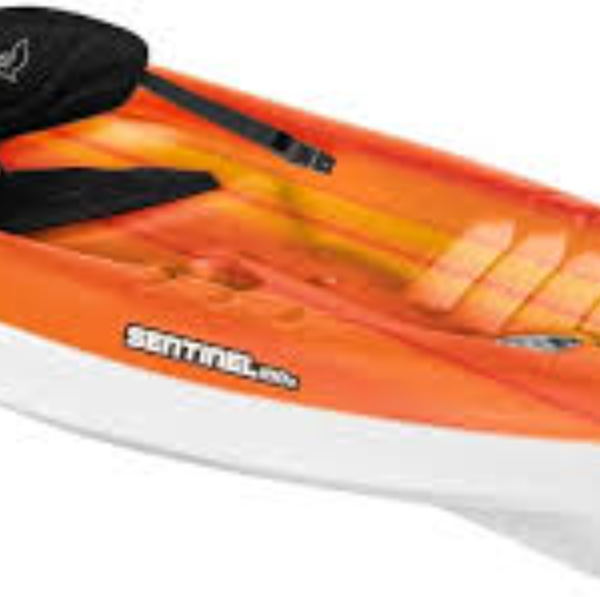 Pelican Sentinel 100X sit-on-top Kayak (Orange) - Image 2