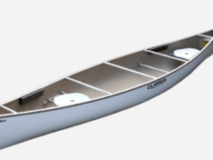 Clipper Yukon 16.8 Fiberglass Foam Core Canoe - Image 2