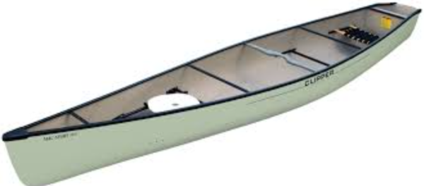 Clipper Mackenzie Sport 18' Kevlar Canoe (Avocado)