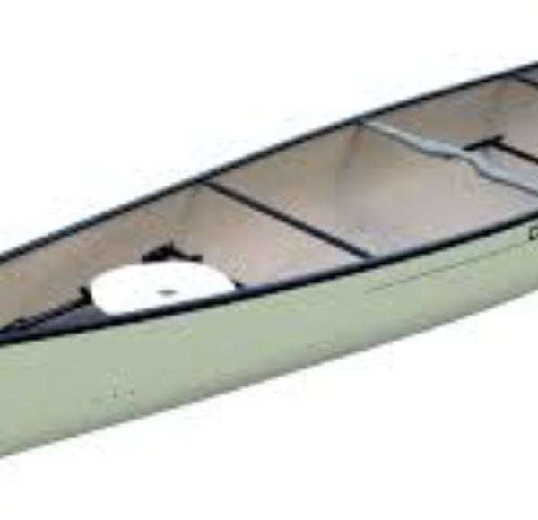 Clipper Mackenzie Sport 18' Kevlar Canoe (Avocado) - Image 2