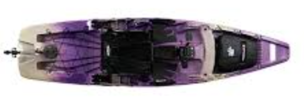 Perception Showdown 11.5 Pedal drive fishing Kayak (Purple Camo)