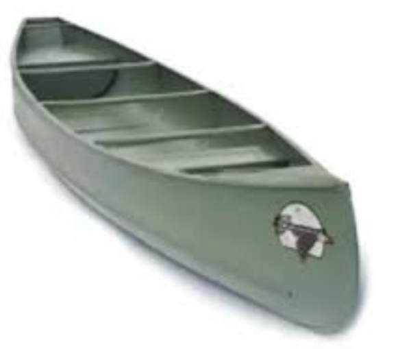 17’ Double Pointed Grumman Canoe (Green)