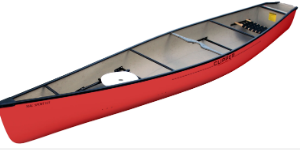 Clipper Mackenzie Sport 16.5 Fiberglass Canoe - Image 2