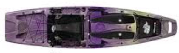 Perception Outlaw 11.5 fishing kayak (Purple Camo)