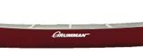 17’ Double Pointed Grumman Canoe (Burgundy) - Image 2