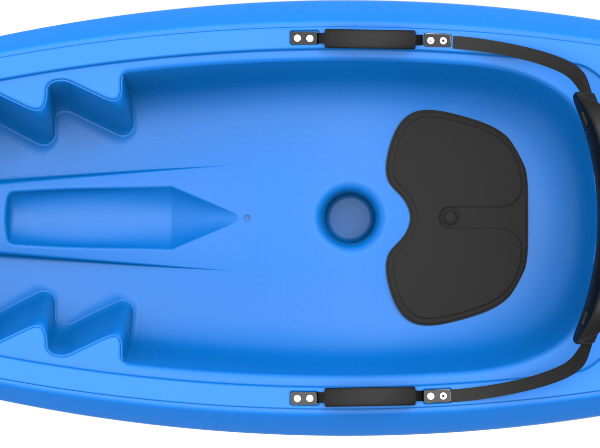 Azul Junior Deluxe Sit On Top Kayak (Blue) - Image 2