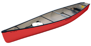 Clipper Mackenzie Sport 16' Kevlar canoe (Sand) - Image 2