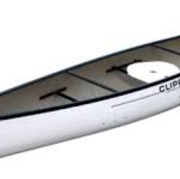 Clipper Packer 14' Fiberglass Canoe (Ice Blue) - Image 2